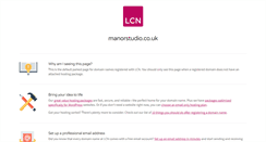 Desktop Screenshot of manorstudio.co.uk